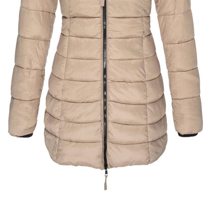 Women's Hooded Trench Coat – Oversized Warm Jacket for Fall Winter Spring – Water-Resistant Long Windbreaker