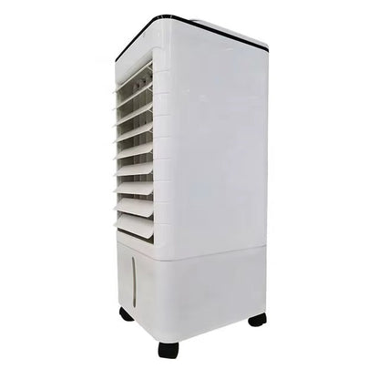 Portable Evaporative Air Cooler with Humidifier and Air Purifier - 3-in-1 Personal Cooling Fan with Ice Compartment, Remote Control, Timer