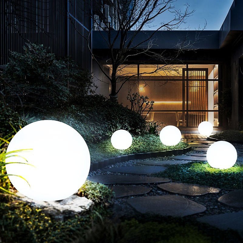 Rechargeable LED Globe Light with Remote - 16 Colors Weather-Resistant Sphere for Patio, Garden, Party & Indoor Decor - Cordless Orb Lamp