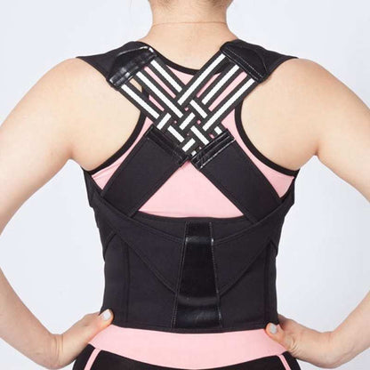 Adjustable Upper Back Support Brace for Shoulder Alignment and Spinal Relief – Unisex Posture Aid