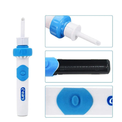 Vacuum Ear Wax Removal Tool – Gentle Suction Ear Cleaner with Soft Silicone Tips for Safe Home Care