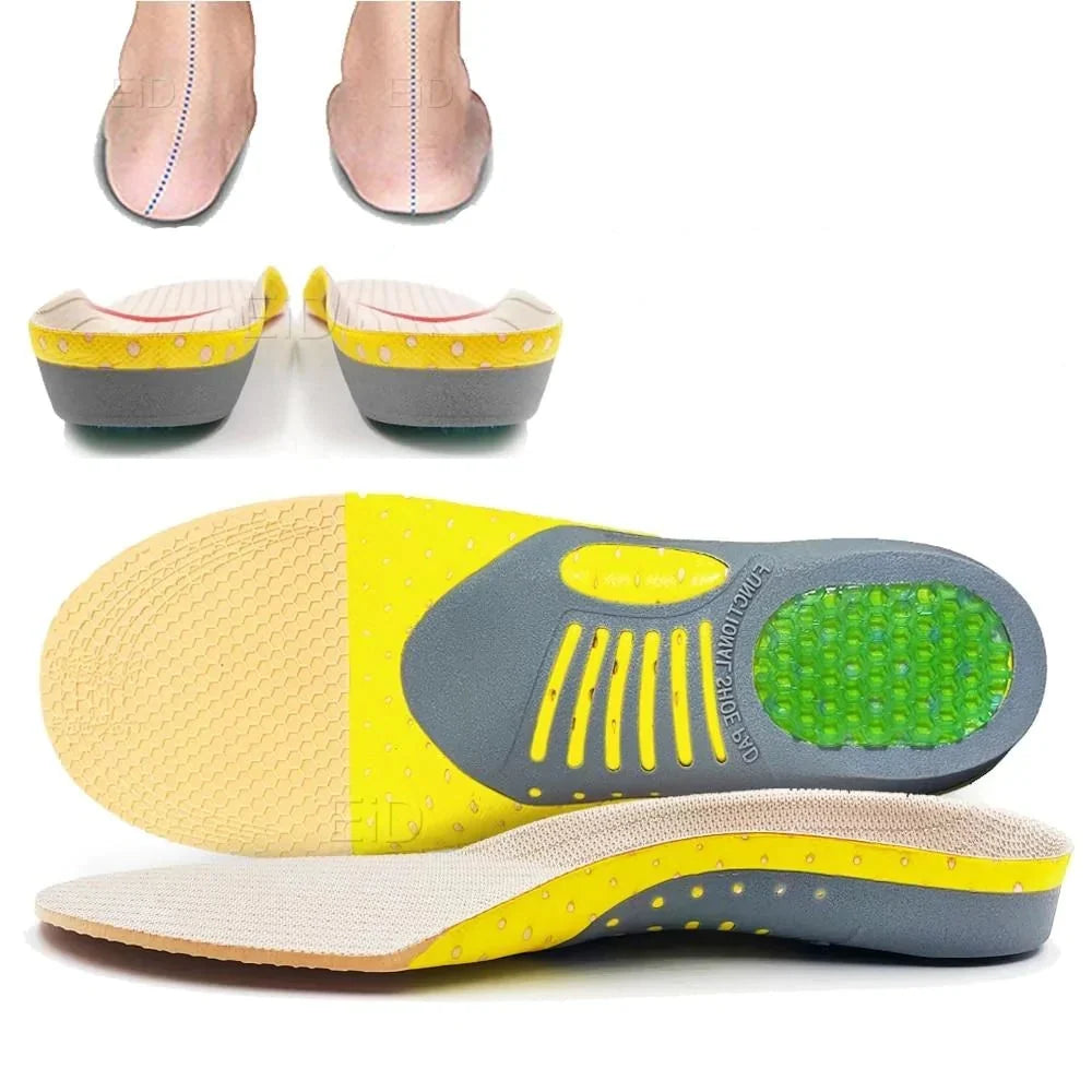 Orthopedic Gel Insoles with Arch Support for Plantar Fasciitis Relief