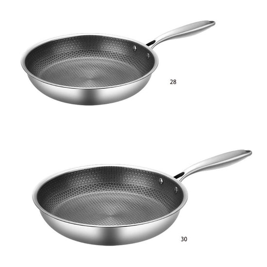 Stainless Steel Nonstick Frying Pan 11 Inch for Gas Induction Electric Ceramic Stovetops Dishwasher Safe