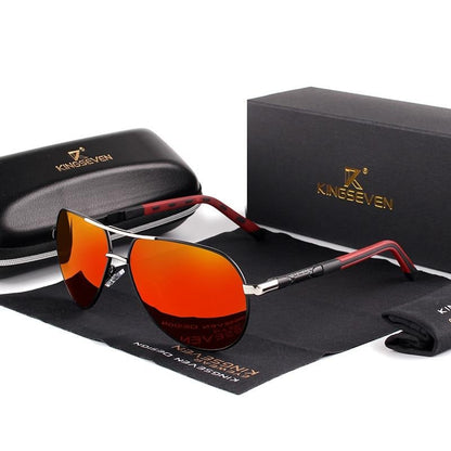 Polarized Aluminum Frame Sunglasses for Men & Women – UV400 Protection