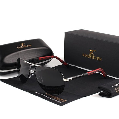 Polarized Aluminum Frame Sunglasses for Men & Women – UV400 Protection