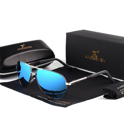 Polarized Aluminum Frame Sunglasses for Men & Women – UV400 Protection