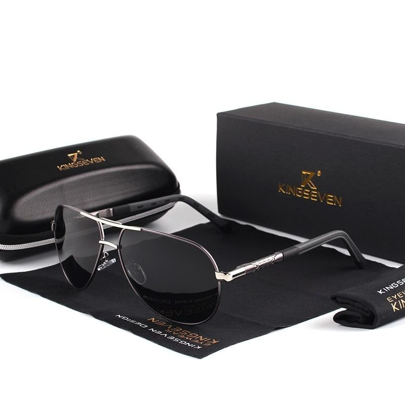Polarized Aluminum Frame Sunglasses for Men & Women – UV400 Protection