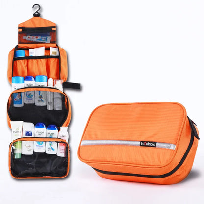 Large Water-Resistant Toiletry Bag for Travel – Spacious Organizer Pouch for Men & Women with Handle & Zippered Compartments for Gym