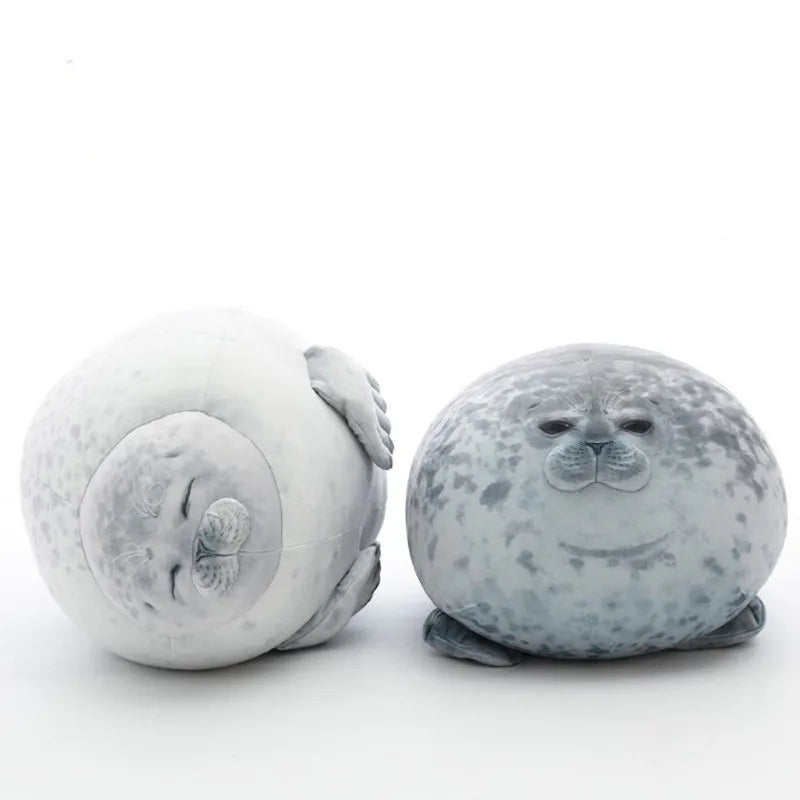 Charming Plush Seal Pillow | 3D Cute Sea Lion Toy for Comfort and Play