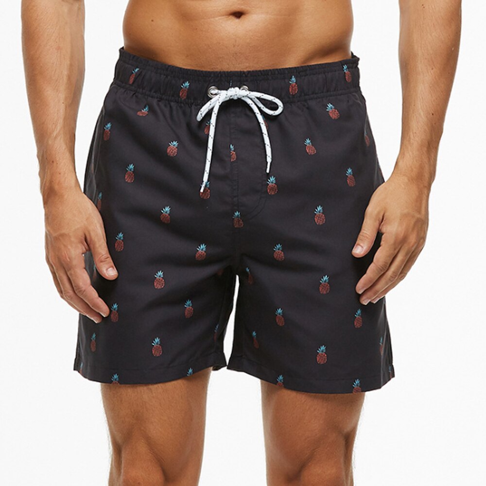Men's Quick-Dry Swim Trunks with Drawstring, Lightweight Mesh-Lined Boardshorts for Beach & Pool