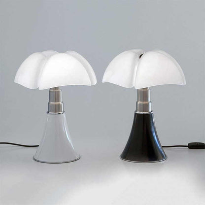 Sculptural Acrylic Touch-Dimmable LED Desk Lamp 19 in – Flower-Shaped Shade for Bedroom Nightstand, Living Room Side Table, Home Office Read