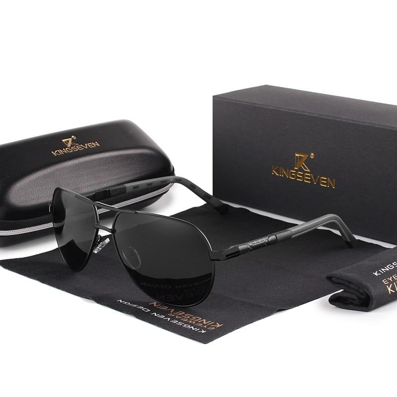 Polarized Aluminum Frame Sunglasses for Men & Women – UV400 Protection