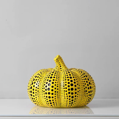 Hand-Painted Artistic Sculptures with Iconic Dot Design – Mico Ornament Collection