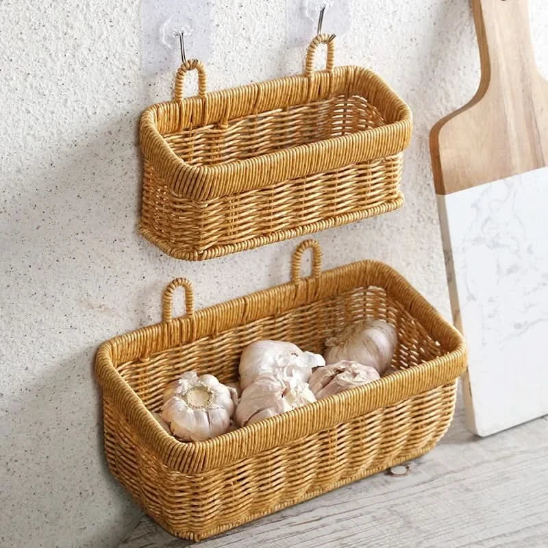 NATURAVAULT – Hand Woven Wall Hanging Basket
