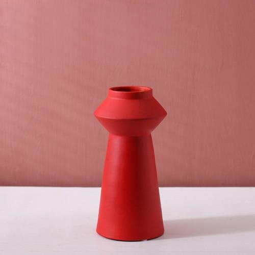 Handcrafted Bright Color Ceramic Flower Vase - Elegant Home Decor