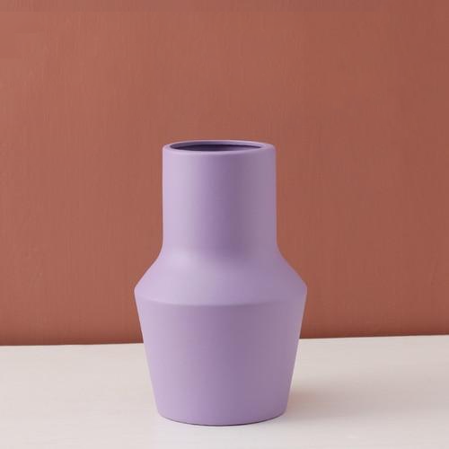 Handcrafted Bright Color Ceramic Flower Vase - Elegant Home Decor