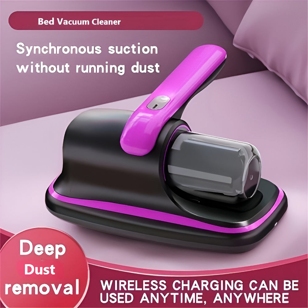Compact Handheld Vacuum Cleaner for Mattresses with Cordless Design | Lightweight Dust Remover for Quick Cleaning