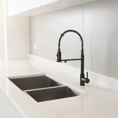 Harmony | 3-Way Pull-Down Kitchen Faucet with Smooth Spray Head | Dual-Handle Control for Versatile Water Access