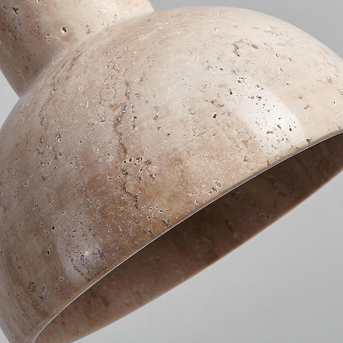 Stone Hanging Lamp E26 40W Natural Texture Overhead Light for Island Counter Breakfast Nook Focused Downlight