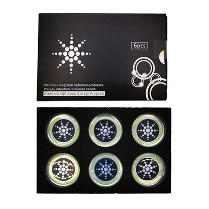 EMF Radiation Blocking Stickers for Cell Phone, Router & Electronics – 6-Pack Shield for Home & Office