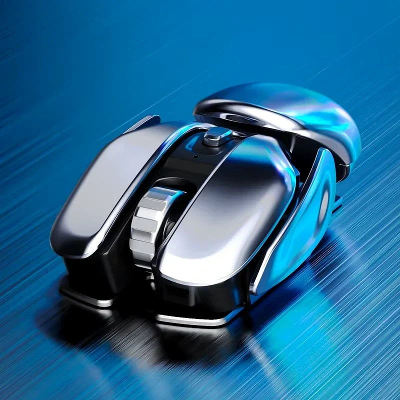 Cordless Quiet-Click Computer Mouse with Programmable Buttons for Work & Gaming | Desktop Laptop PC Accessory