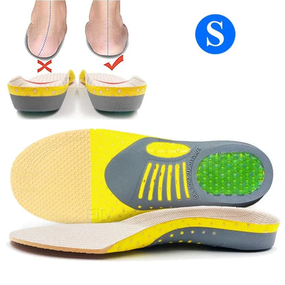 Orthopedic Gel Insoles with Arch Support for Plantar Fasciitis Relief