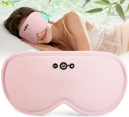 Serene Sleep | Bluetooth 5.4 3D Eye Mask with Zero Side Pressure | Breathable & Light Blocking for Ultimate Comfort