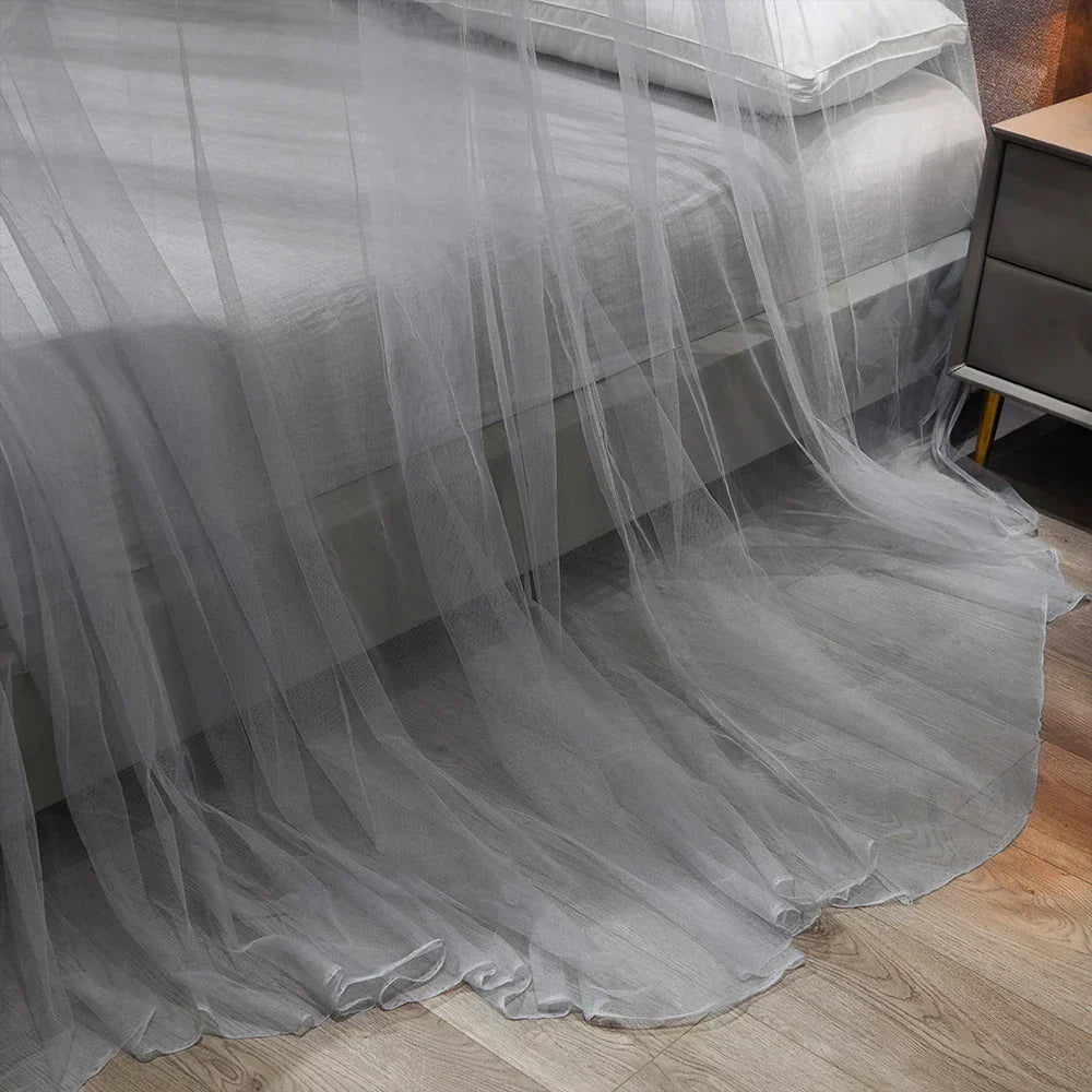 Pop-Up Mosquito Net Tent for Full Size Bed – Freestanding Bug Screen for Bedroom & Camping Travel