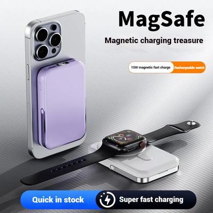 Portable Charger with Stand, Portable Power Bank for iPhone, Samsung and Android, Portable Phone Charger with Display