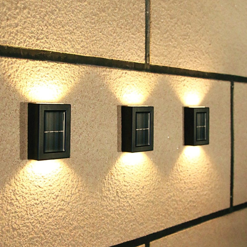 Solar LED Step Lights for Outdoor Stairs, Deck Railing & Fence Posts – Waterproof Auto-On Dusk-to-Dawn Path Lighting for Patio, Yard &