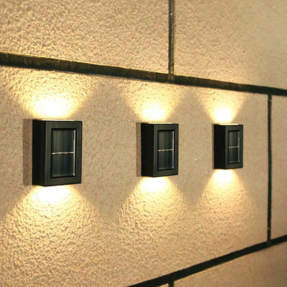 Solar LED Step Lights for Outdoor Stairs, Deck Railing & Fence Posts – Waterproof Auto-On Dusk-to-Dawn Path Lighting for Patio, Yard &