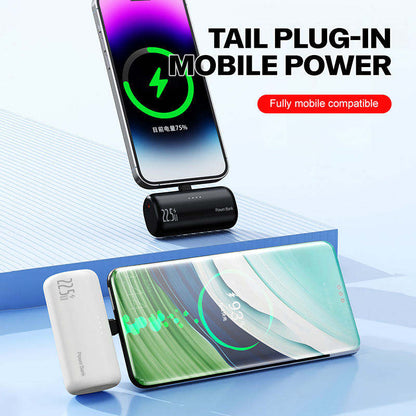 Ortekor Portable Charger Power Bank with Integrated Lightning Connector – Best Portable Charger Fast Charging Portable Power Bank for iPhone & USB Devices