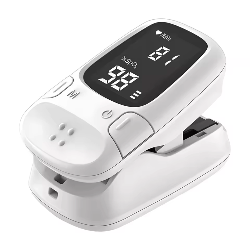 Health Monitor | Digital Oximeter with LED Display | Compact Fingertip Device for Easy Monitoring