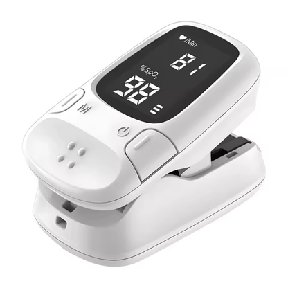Health Monitor | Digital Oximeter with LED Display | Compact Fingertip Device for Easy Monitoring