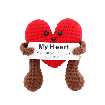 Handmade Mini Plush Companion – Soft Cotton Yarn Toy for Desk, Shelf & Pocket – Stress Relief Cuddle Buddy – Kids & Adults – Cute Animal &