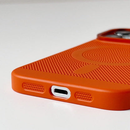 Cooling iPhone Case with MagSafe – Raised Edge Protection for Camera & Screen – Shock-Absorbing TPU Design for Daily Use
