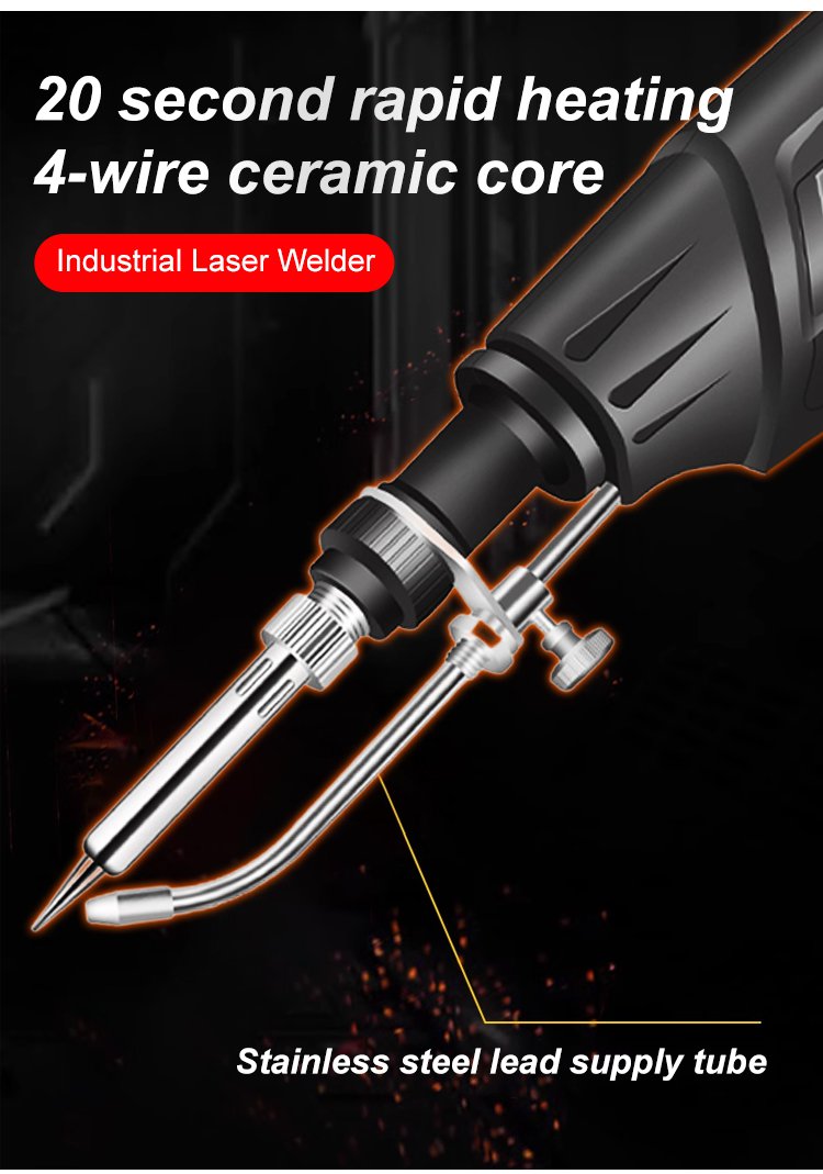 Portable Electric Soldering Iron with 20-Second Fast Heat-Up for Quick Repairs & DIY Projects at Home