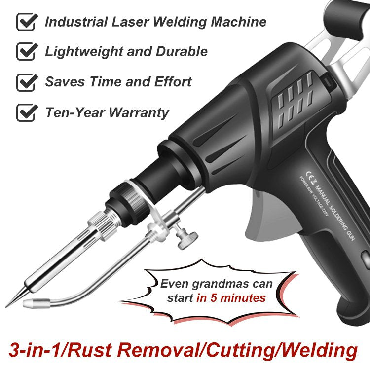 Plastic Welder with 20 Second Heating, Plastic Welding Kit with 4 Wire Ceramic Core, Plastic Bumper Repair Kit for Cars