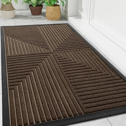 Ortekor Heavy-Duty Non-Slip Floor Mat | Durable Dirt-Trapping Design for Safe High-Traffic Entrances
