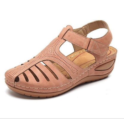 Orthopedic Leather Toe-Correcting Sandals for Women | Bunion Relief | Adjustable Arch Support Footwear | Casual Summer Walking Shoes for
