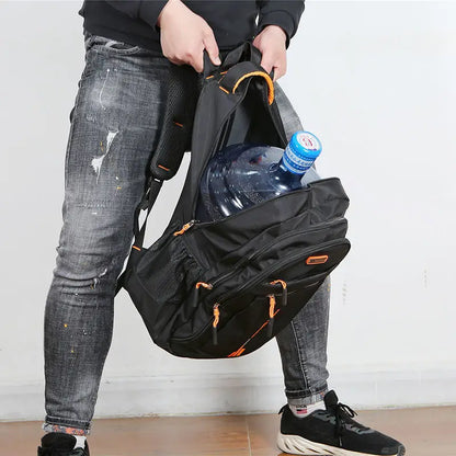Water-Resistant Oxford Backpack for Urban Commuting and Laptop Use