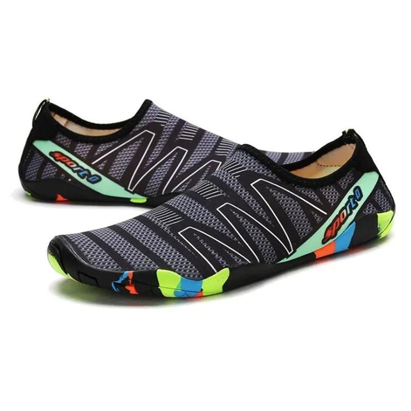 Quick-Dry Water Shoes for Swimming, Beach & Water Sports | Lightweight Aqua Socks with Drainage Holes & Anti-Slip Sole | Barefoot Wet