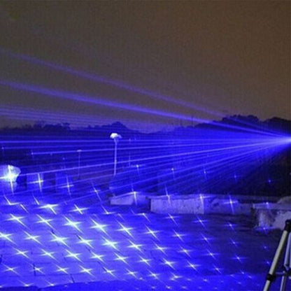 Rechargeable Flashlight Laser Torch Light, High Power Blue Laser Pointer for Camping and Fire Starting