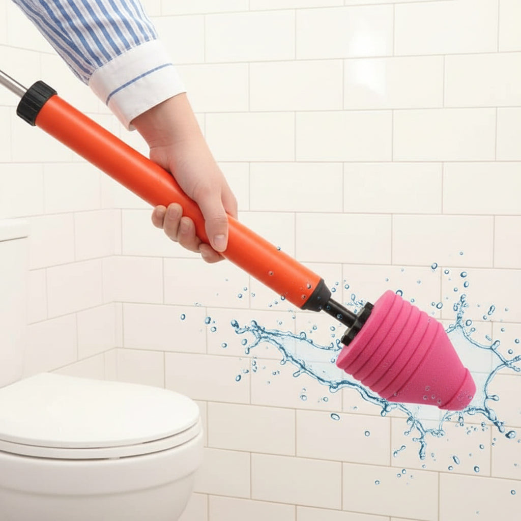 FLUSHFORCE – High-Pressure Toilet Unblocker