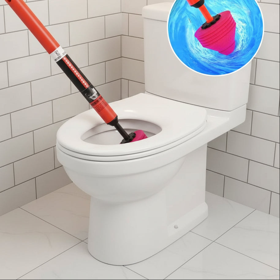 FLUSHFORCE – High-Pressure Toilet Unblocker