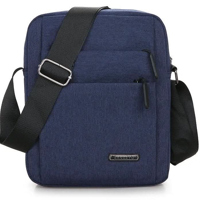 Crossbody Sling Bag for Men with Water-Resistant Fabric and Hidden Security Pocket – Compact Daily Carry Chest Pack for Commuting