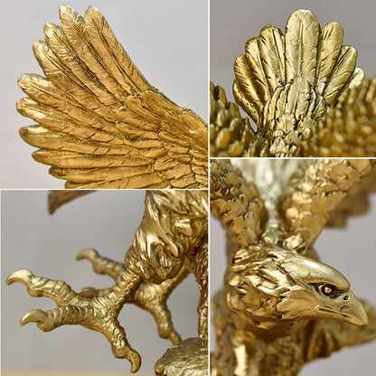 High Quality American Eagle Sculpture for Home and Office Decor – Detailed Wildlife Art