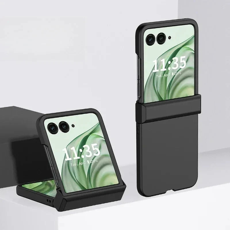 Protective Hard Shell Case for Foldable Phones with Full Hinge Coverage – Anti-Fingerprint Finish, Precision Fit, Raised Edges for Screen