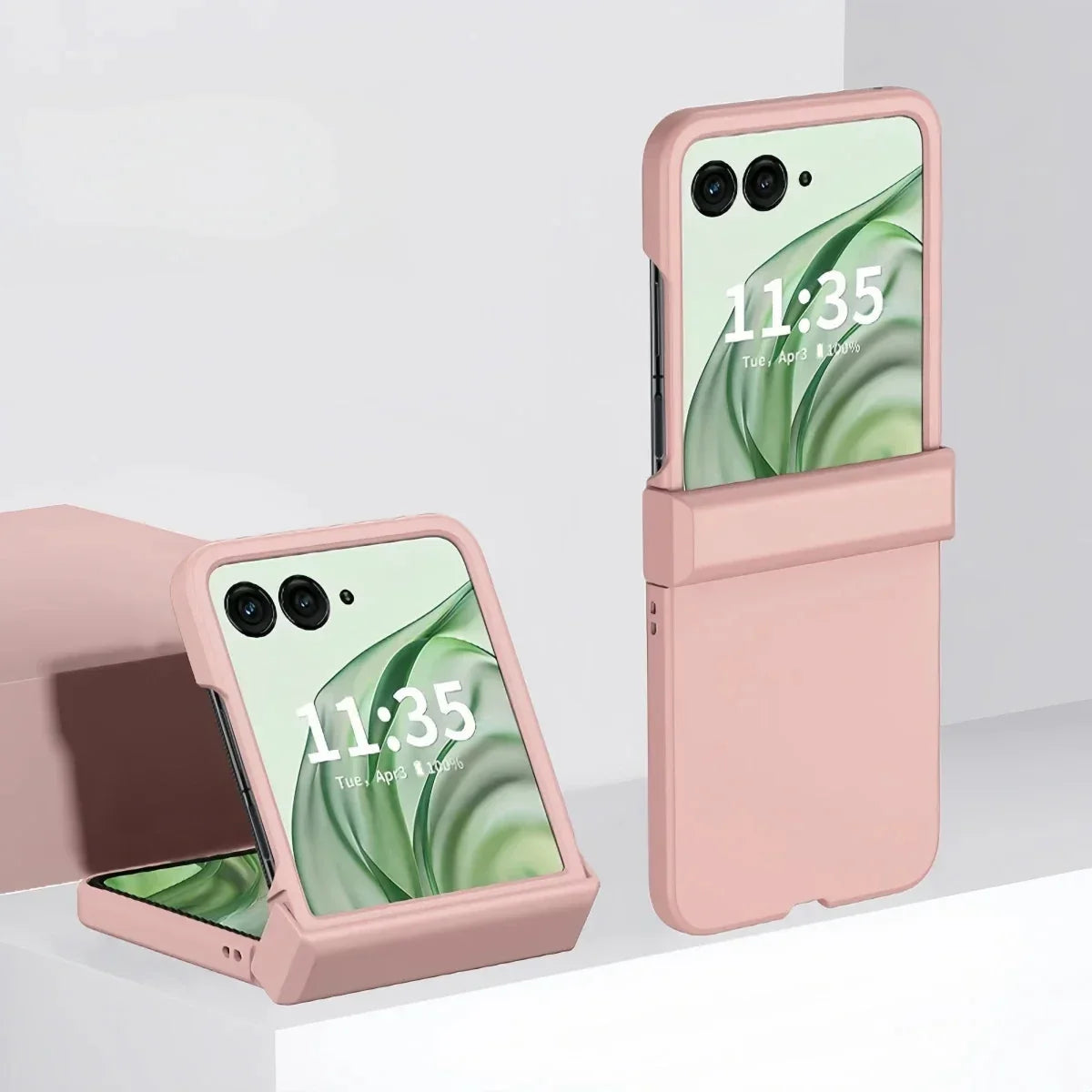 Protective Hard Shell Case for Foldable Phones with Full Hinge Coverage – Anti-Fingerprint Finish, Precision Fit, Raised Edges for Screen