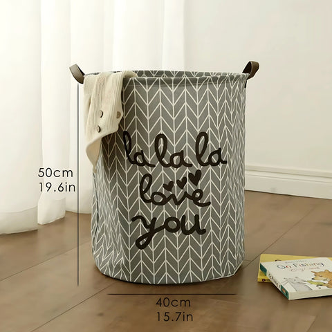 Haven Collapsible Laundry Basket - Durable Polyester, Foldable Design